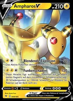 Ampharos V card in German
