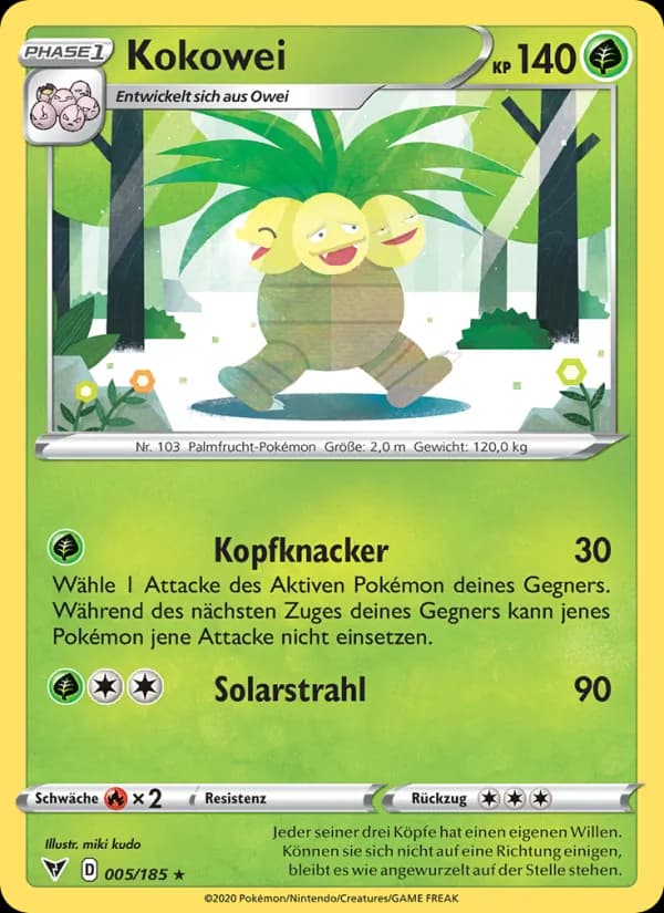 Kokowei card in German