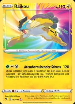 Raikou card in German