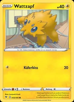 Wattzapf card in German