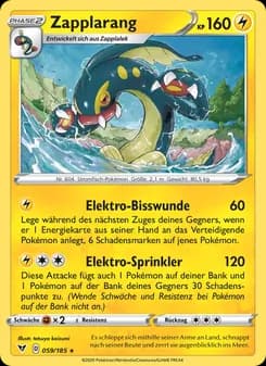 Zapplarang card in German
