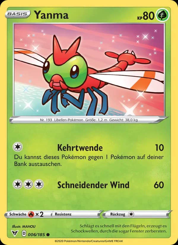 Yanma card in German