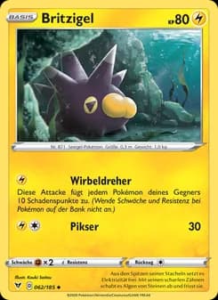 Britzigel card in German