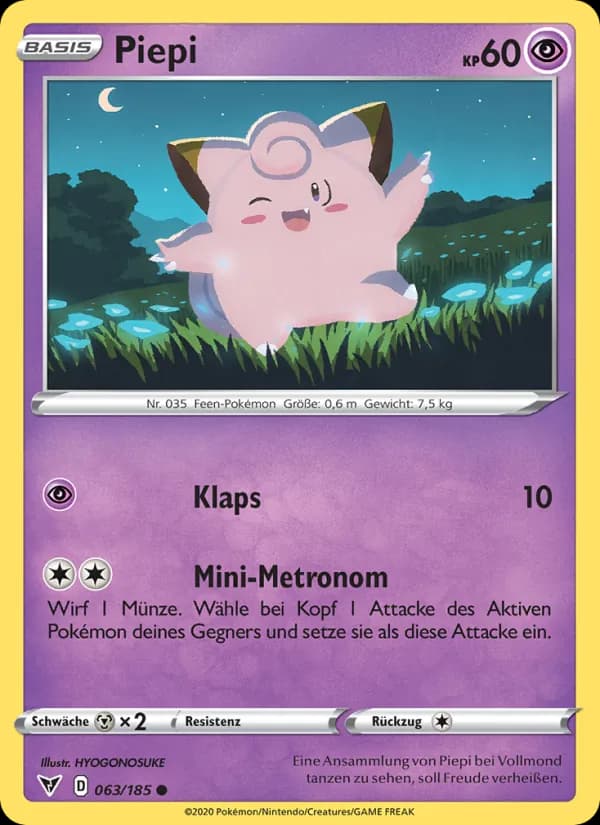 Piepi card in German