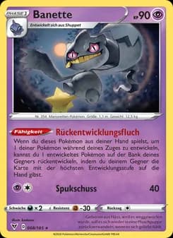 Banette card in German