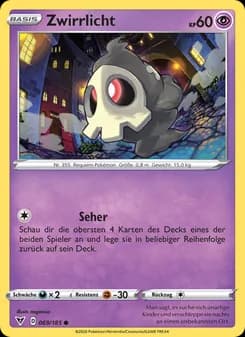 Zwirrlicht card in German