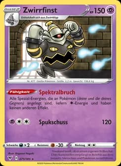 Zwirrfinst card in German