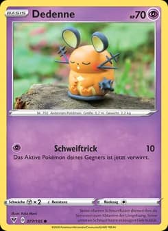Dedenne card in German