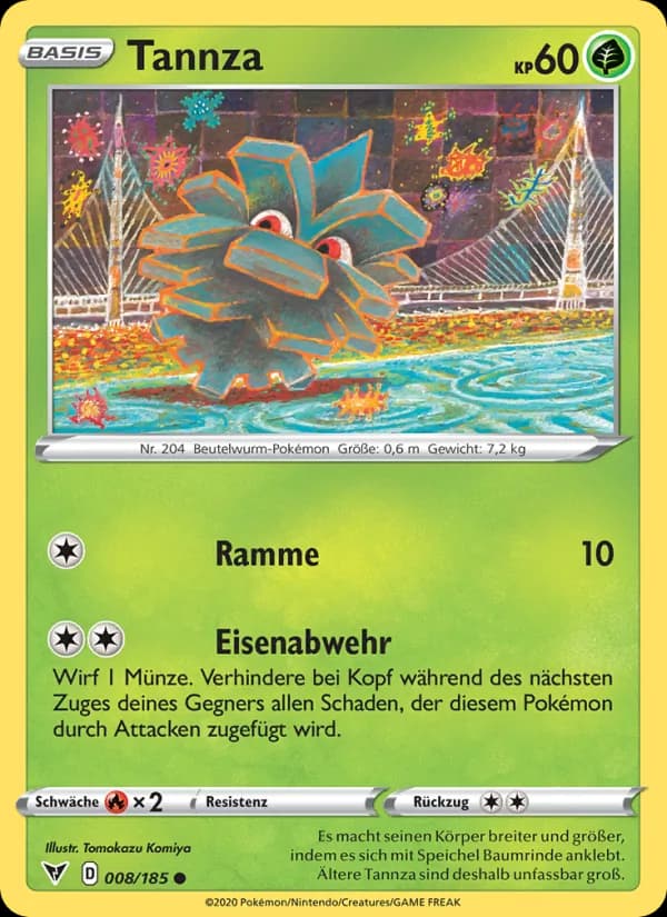 Tannza card in German