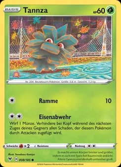 Tannza card in German