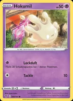 Hokumil card in German