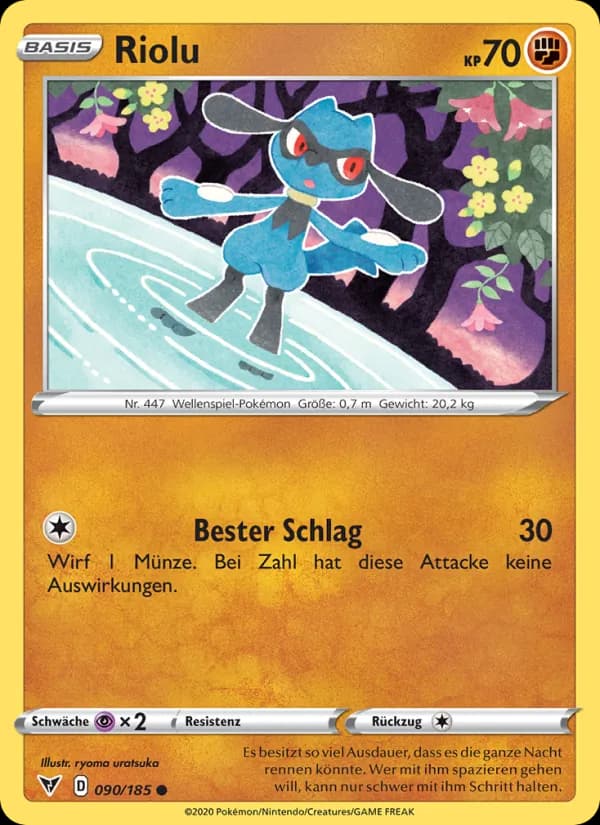 Riolu card in German