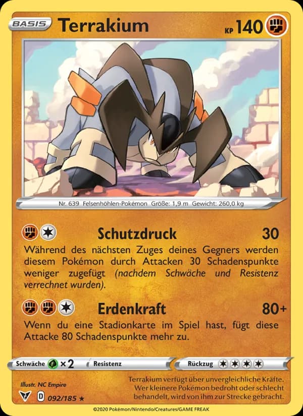 Terrakium card in German