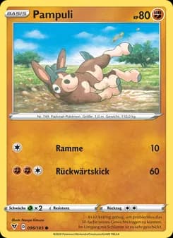 Pampuli card in German