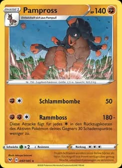 Pampross card in German