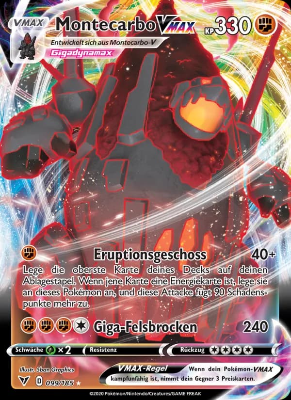 Montecarbo VMAX card in German