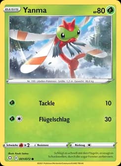 Yanma card in German