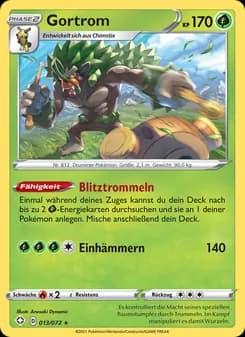 Gortrom card in German