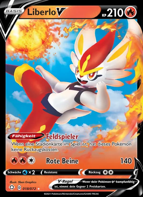 Liberlo V card in German