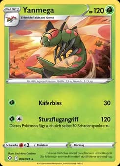 Yanmega card in German