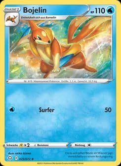 Bojelin card in German