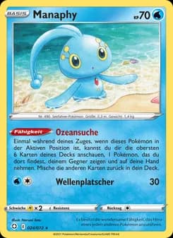 Manaphy card in German