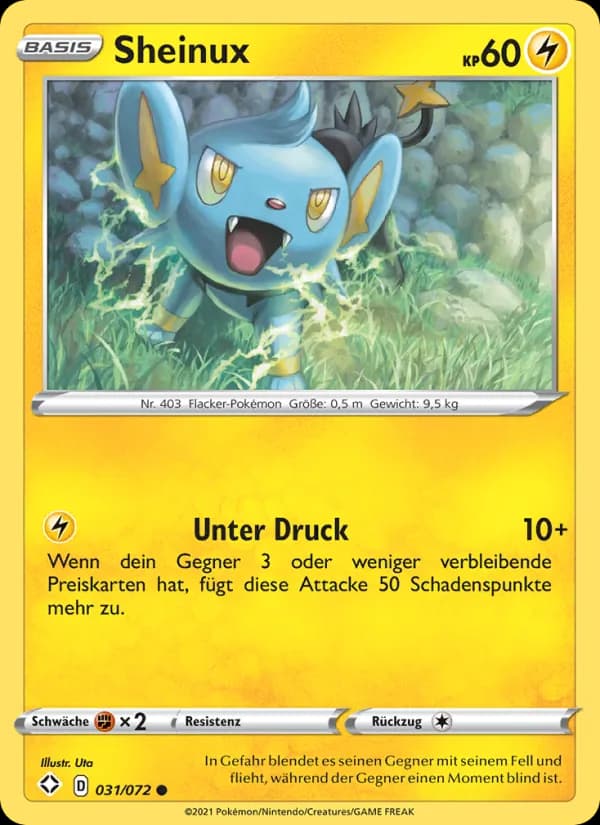 Sheinux card in German