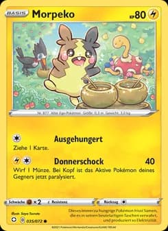 Morpeko card in German