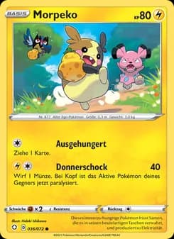 Morpeko card in German