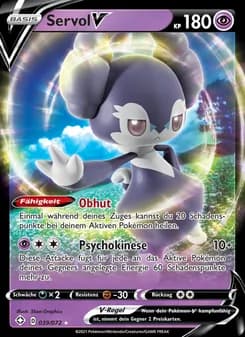 Servol V card in German