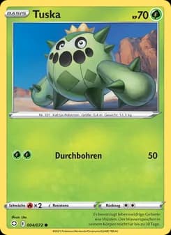 Tuska card in German