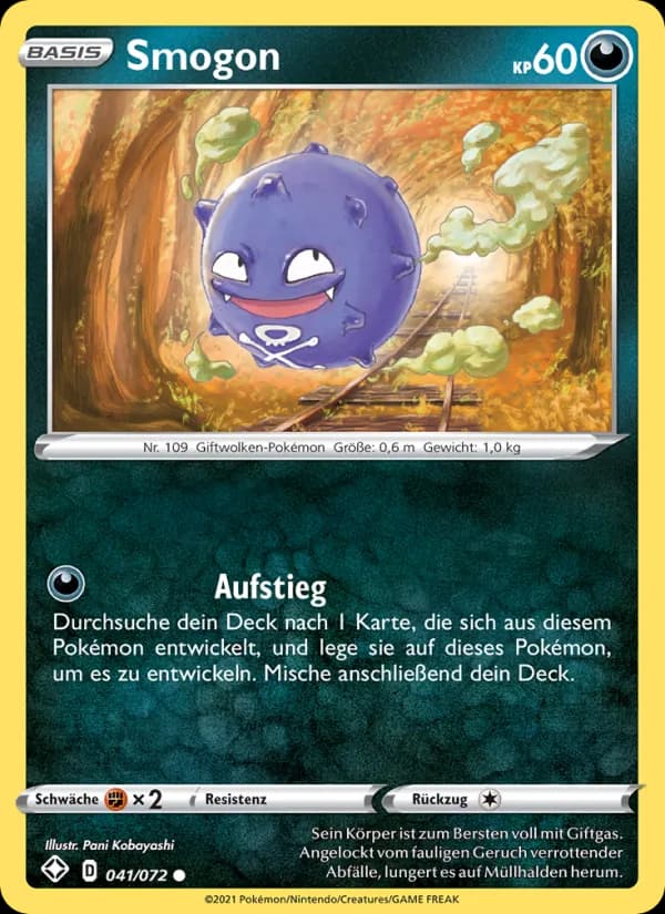 Smogon card in German