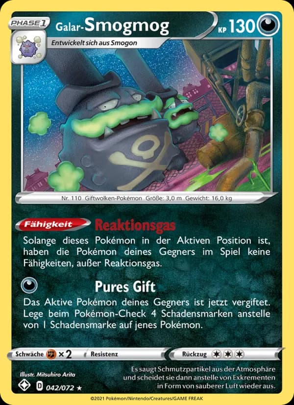 Galar-Smogmog card in German
