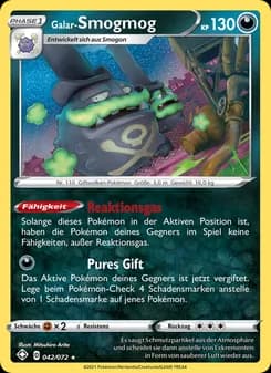 Galar-Smogmog card in German