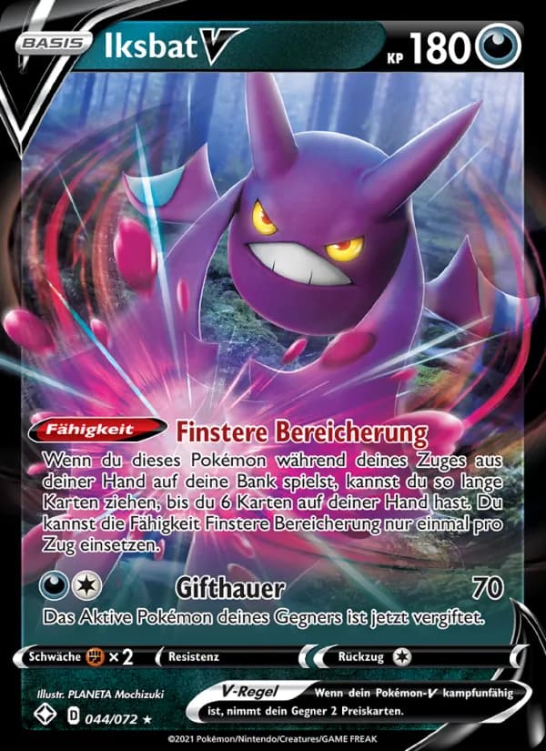 Iksbat V card in German