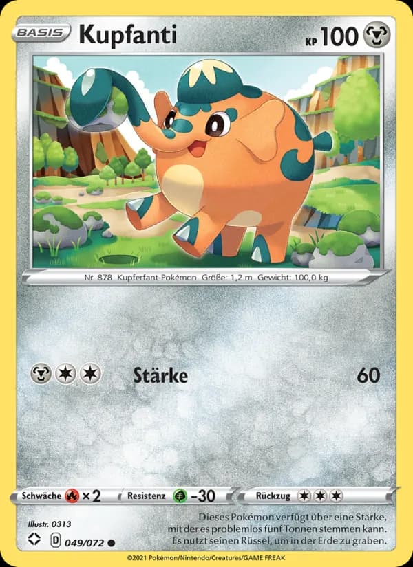 Kupfanti card in German