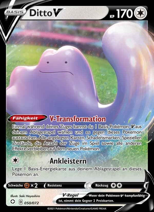 Ditto V card in German