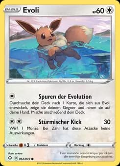Evoli card in German