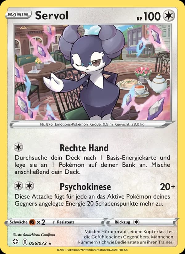 Servol card in German