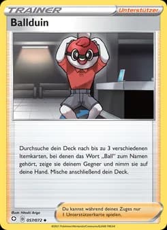 Ballduin card in German