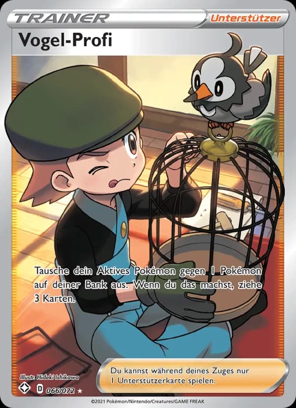 Vogel-Profi card in German