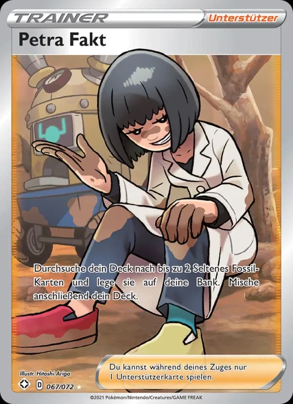 Petra Fakt card in German