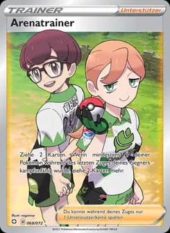 Arenatrainer card in German
