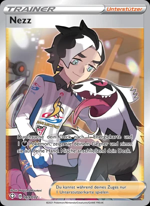 Nezz card in German