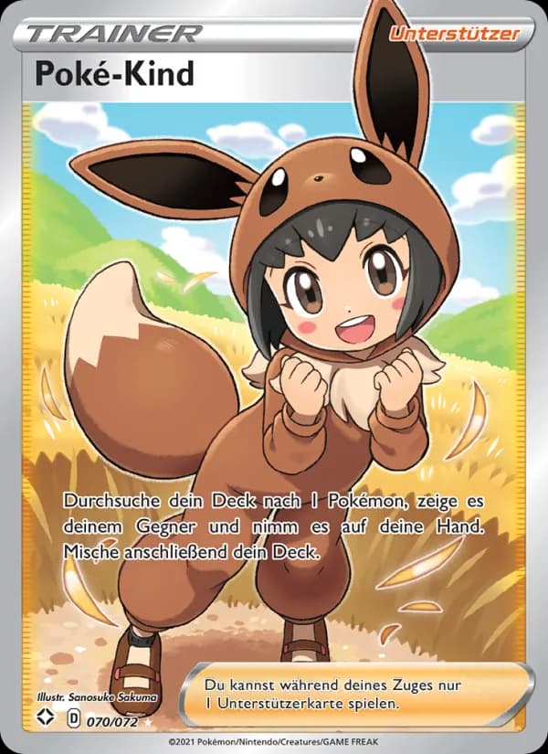 Poké-Kind card in German