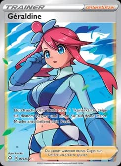 Géraldine card in German