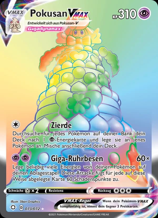 Pokusan VMAX card in German