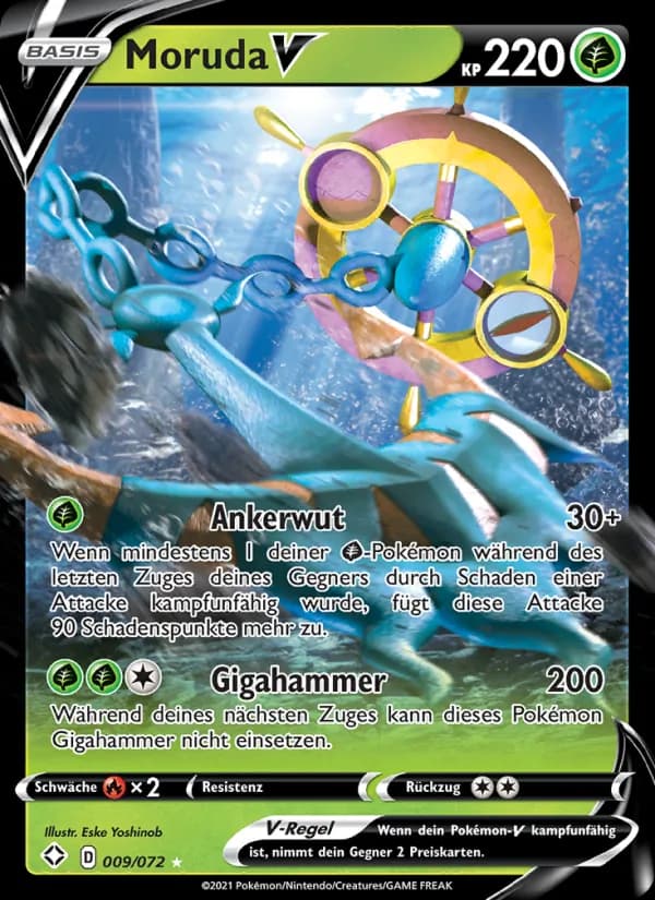 Moruda V card in German