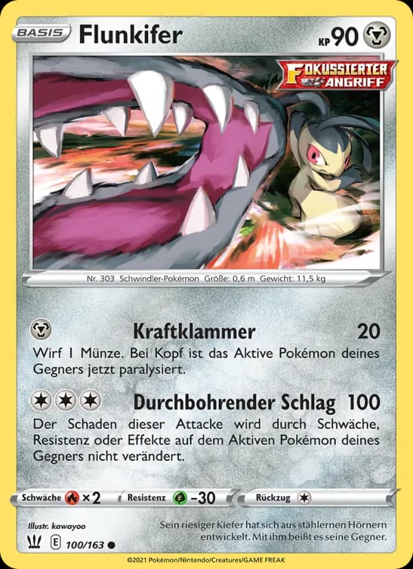 Flunkifer card in German