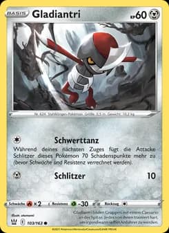 Gladiantri card in German